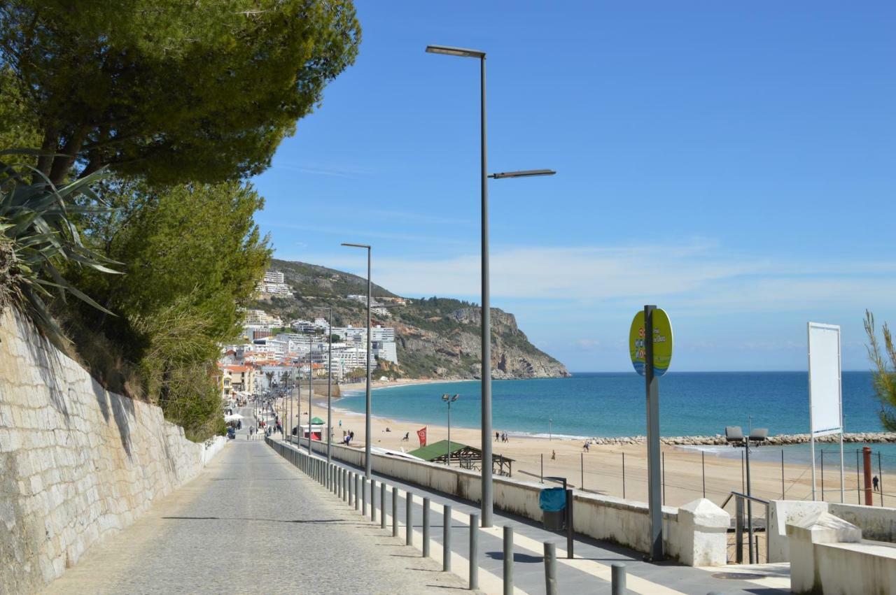 Amazing Beach & Pool Apartment With Garden Sesimbra Exterior foto