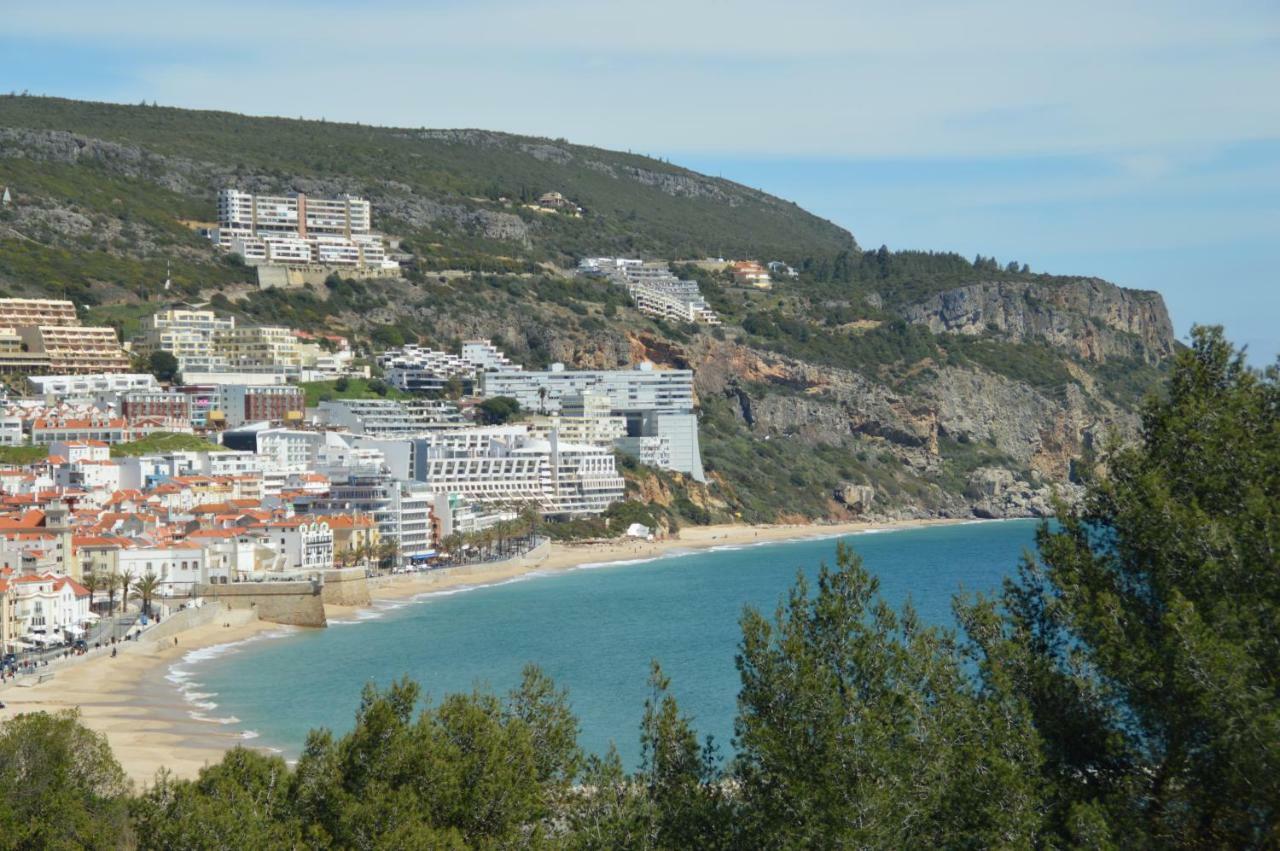 Amazing Beach & Pool Apartment With Garden Sesimbra Exterior foto